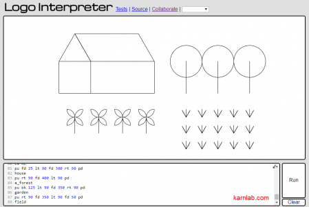 วาดรูปด้วยภาษาโลโก้ : ตอนที่ 7 – บ้าน และ สวน