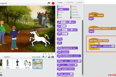 สร้างเกมส์ด้วย Scratch : ตอนที่ 4 สร้างเรื่องสั้น