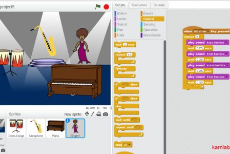 สร้างเกมส์ด้วย Scratch : ตอนที่ 5 เสียงดนตรี