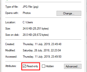 [Windows] วิธีทำ Read-Only Files