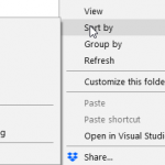 [Windows] วิธีเรียงข้อมูลใน Folder แบบต่างๆ